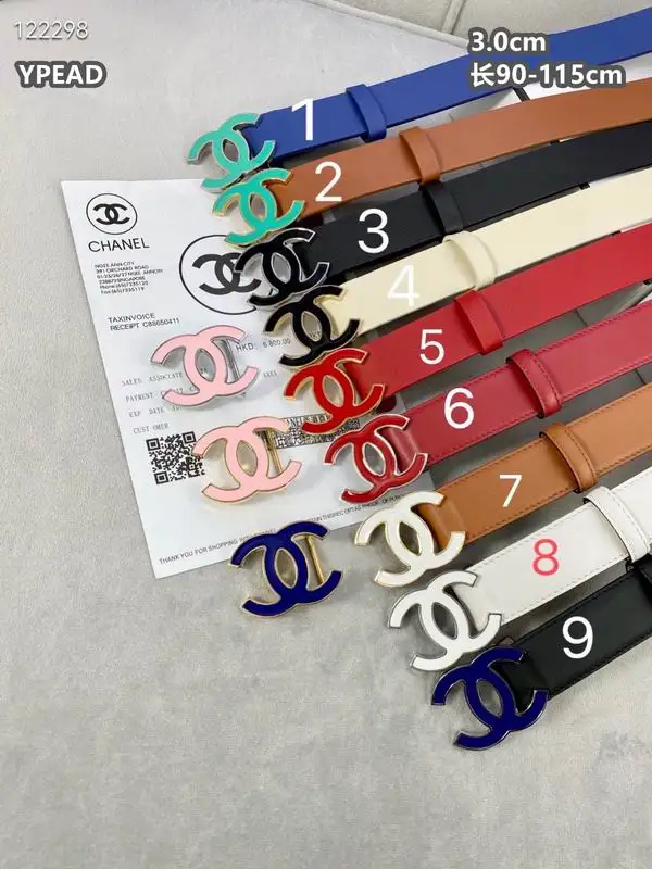 Chanel belt 30mmX90-115cm 8L10
